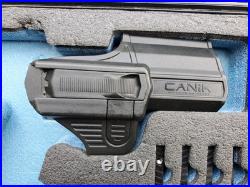 CANIK TP9 COMBAT ELITE PISTOL HARD CASE WithHOLSTER/ PLATES & ACCESSORIES