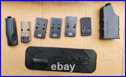 CANIK TP9 COMBAT ELITE PISTOL HARD CASE WithHOLSTER/ PLATES & ACCESSORIES