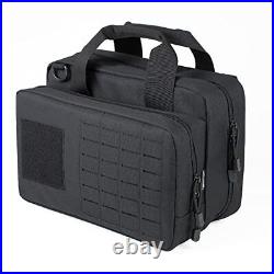 CLTAC 24PCS Soft Pistol Case Small Tactical Range Bag Modular Handgun Gun Ba