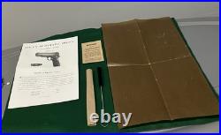 COLT. 45 AUTOMATIC M1911A1 KRAFT PISTOL BOX WithPAPERWORK, BRUSH & WAX PAPER