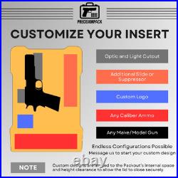 CUSTOM Double Stack Pistol Insert for Milwaukee Packout -Message Before Purchase