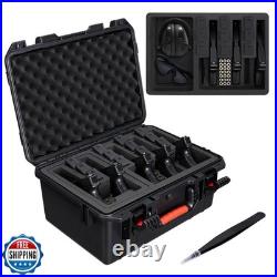 CVLIFE Gun Case for Handguns, 18 Pistol Case Holds 5 Handguns an