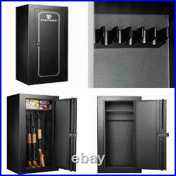 Cabinet Gun Locker 20 Rifle Pistol Gun Safe Storage Fully Convertible Steel Case