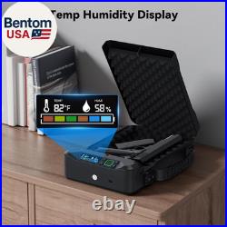 Car Gun Safe Small Pistol Safe Handheld Biometric Gun Cases for Handguns, Portab