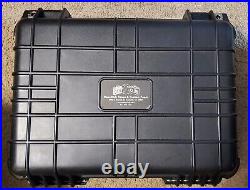 Case Club 4 Pistol and 16 Magazine Pre-Cut Heavy Duty Waterproof Case As Is