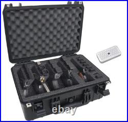 Case Club 5 Pistol and 25 Magazine Pre-Cut Heavy Duty Waterproof Case with In