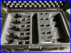 Case Club 8 Pistol / 16 Mag Waterproof Lockable TSA Approved Gun Case