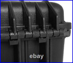Case Club Waterproof 2 Pistol Case & Accessory Pocket with Silica Gel (Gen 2)