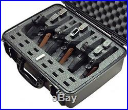 Case Club Waterproof 6 Pistol Case Silica Gel 12 Magazine Storage Foam Insert