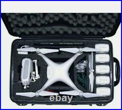 Case Club Waterproof DJI Phantom 4 Drone Wheeled Case (Propellers On)
