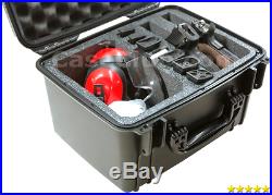 Case Club Waterproof Universal 2 Pistol Case with Silica Gel