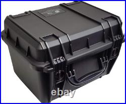 Case Club Waterproof Universal 2 Pistol Case with Silica Gel