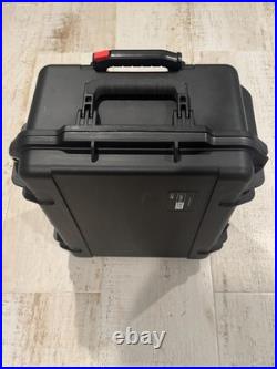 Case Cruzer Quick Draw 6 Pack Universal Handgun Case with Wheels, Pull Out Handle