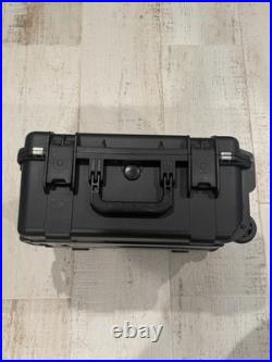 Case Cruzer Quick Draw 6 Pack Universal Handgun Case with Wheels, Pull Out Handle
