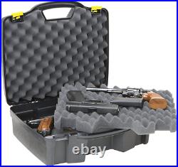 Case Four Pistol XL Black Storage Hard Handgun Padded Lockable All Weather New