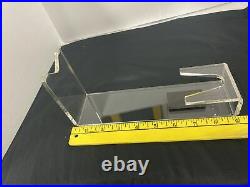 Case Of 24 New Clear Acrylic Hand Gun Display Stand Holders 8 X 4 X 2.5
