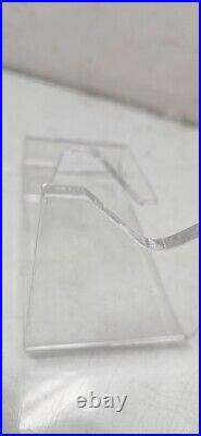 Case of 20 Clear Acrylic Hand Gun Display Stand 4.75L x 2.5W x 3H