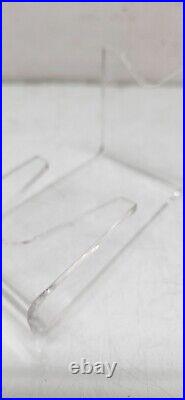 Case of 20 Clear Acrylic Hand Gun Display Stand 4.75L x 2.5W x 3H