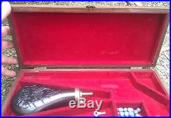 Civil War 1851 Navy PRESENTATION CASE WOOD BOX 1860 Colt Army Flask