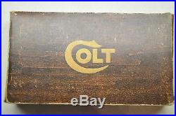 Colt #153 Series 70 Combat Commander 45 ACP Wood grain Styrofoam box