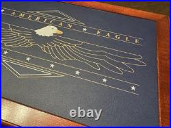 Colt 1911 American Eagle Wooden Display Case Brand New Made In The USA