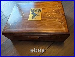 Colt 1911 Wood Storage Case Indian Rosewood/Sheesham Grey Velvet Lined -C013