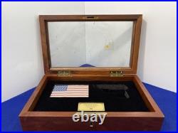 Colt. 25 Auto Golden Tribute Armed Forces Presentation Case with Key