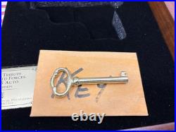 Colt. 25 Auto Golden Tribute Armed Forces Presentation Case with Key