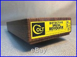 Colt Detective Special, Agent, Cobra Gen 1 Box & Paperwork 1955-1961