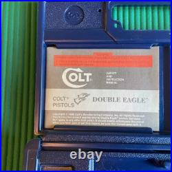 Colt Double Eagle Factory Blue Hard Molded Pistol Case -OEM with Manual