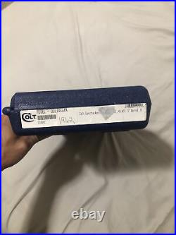 Colt Firearms Blue Plastic Hard Case WithFoam Gun Box