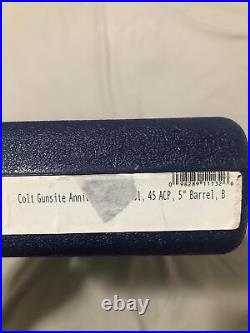 Colt Firearms Blue Plastic Hard Case WithFoam Gun Box