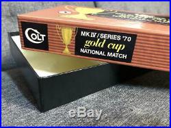 Colt Gold Cup National Match 70 Series Box 1970-1972