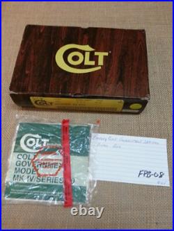 Colt Government. 380 Caliber Factory Pistol Box with Manual 1st Edition Colt Government. 380 Caliber Factory Pistol Box with Manual 1st Edition
