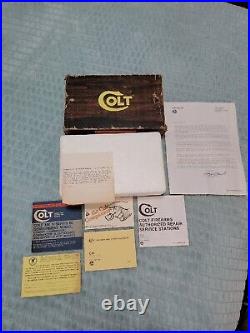 Colt MK IV Series 80 Government Officer Model Box Manual Paperwork Companion Vtg