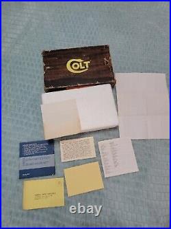 Colt MK IV Series 80 Government Officer Model Box Manual Paperwork Companion Vtg
