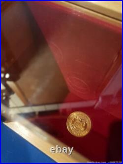 Colt Revolver Display Case 1970 Missouri Sesquicentennial Hand Gun Box 22 4