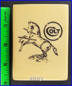 Colt Revolver Gun Circa 1905 Celluloid Ammo Bullet Case