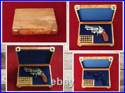 Colt Revolver Python Diamondback Anaconda Fitted Wood Presentation Case Box
