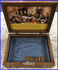 Colt Rheims Commemorative 1911 Wood Presentation Box Government Pistol WWII