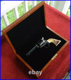 Colt Ruger Uberti Pietta Single Action Revolver SAA Wood Presentation Case Box
