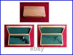 Colt Ruger Uberti Pietta Single Action Revolver SAA Wood Presentation Case Box