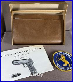 Colt Vintage 1911 Box, Instructions and Patch