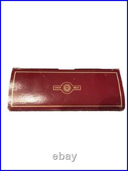 Colt handgun box, specifically identified as a maroon 150th-anniversary box