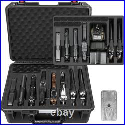 Compact Waterproof Pistol Storage Case 20 Compartments for Efficient Travel Compact Waterproof Pistol Storage Case 20 Compartments for Efficient Travel