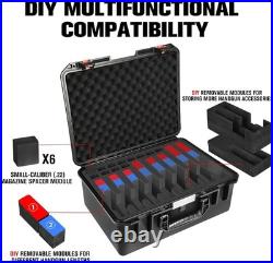 Compact Waterproof Pistol Storage Case 20 Compartments for Efficient Travel Compact Waterproof Pistol Storage Case 20 Compartments for Efficient Travel