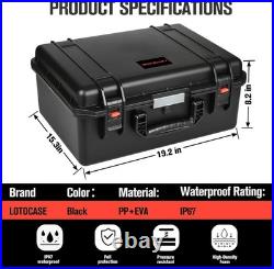 Compact Waterproof Pistol Storage Case 20 Compartments for Efficient Travel Compact Waterproof Pistol Storage Case 20 Compartments for Efficient Travel