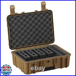 Condition 1 18 5 Pistol Gun Case withPre-Cut Foam for 20 Mags Wa