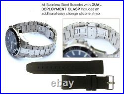 Curtis & Co Big Time Royale 45mm Men's Wristwatch Gun Metal Case/Black Dial