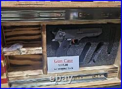 Custom Concealed Wood Gun Case